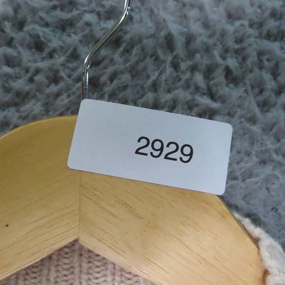 Sundance Long Cardigan Sweater Large Beige Button Boho Cotton Angora Knit Duster - Picture 9 of 9